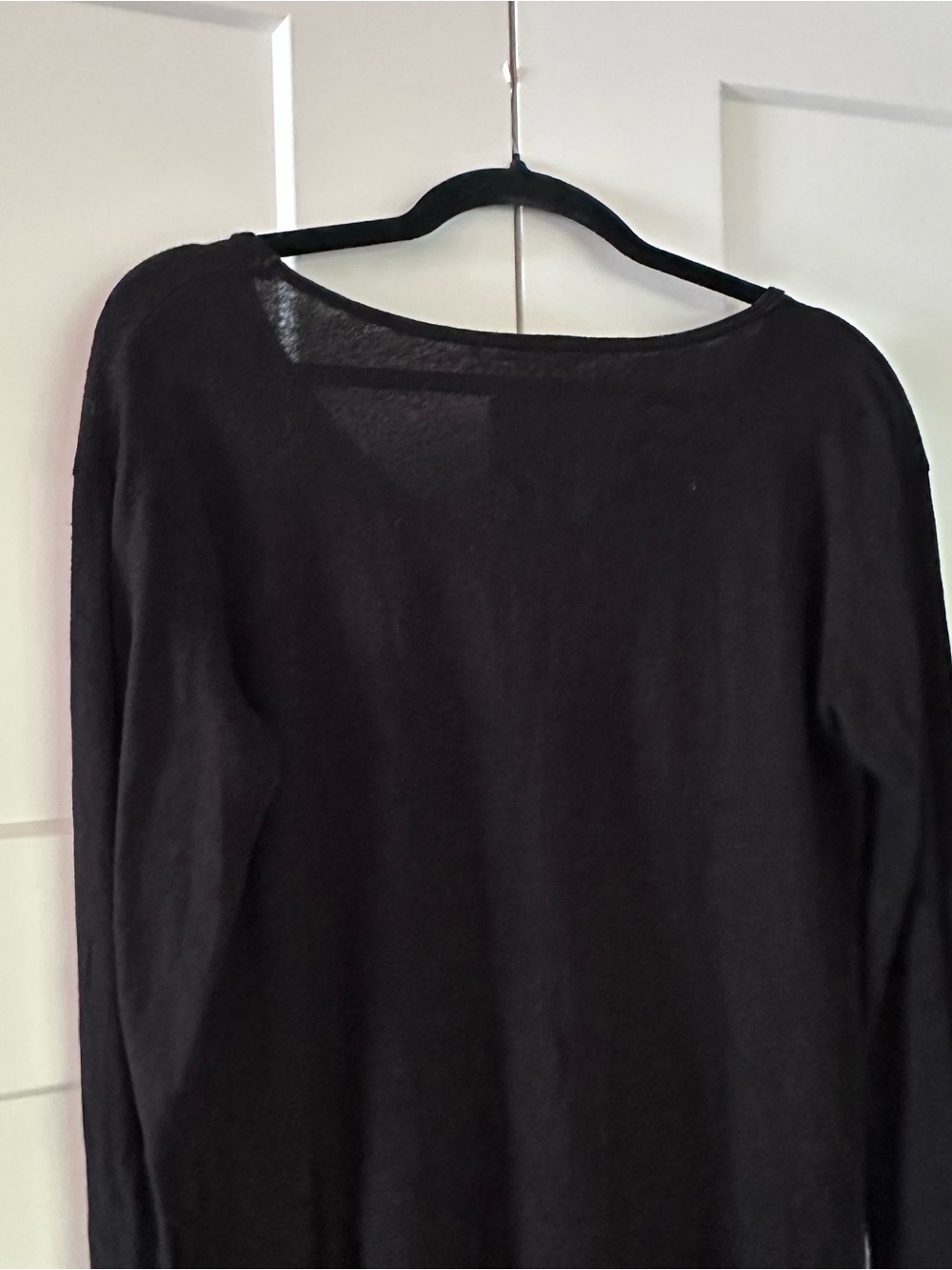Frank & Eileen Black Long Sleeve High-Low Tunic Top - Picture 5 of 6